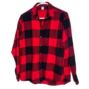 Old Navy Flannel Check Shirt Size Small